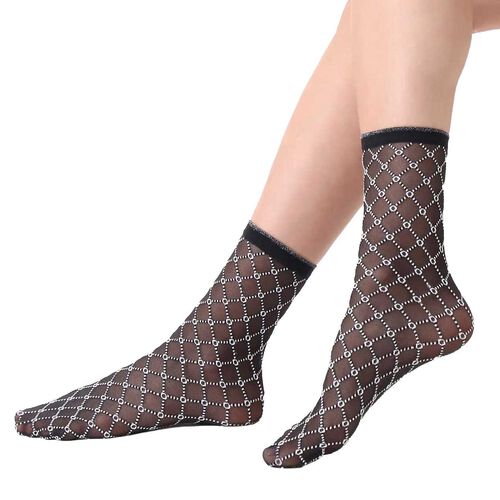 Oroblu Sheer Geometry Sock