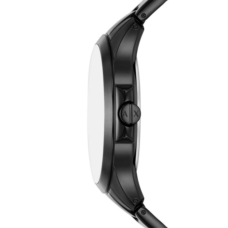 Armani Exchange Three-Hand Date Black Stainless Steel Watch AX2464 image number 2
