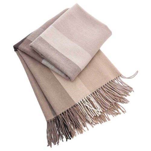 MM Linen Lodge Lambswool Throw 130x200 - Mocha