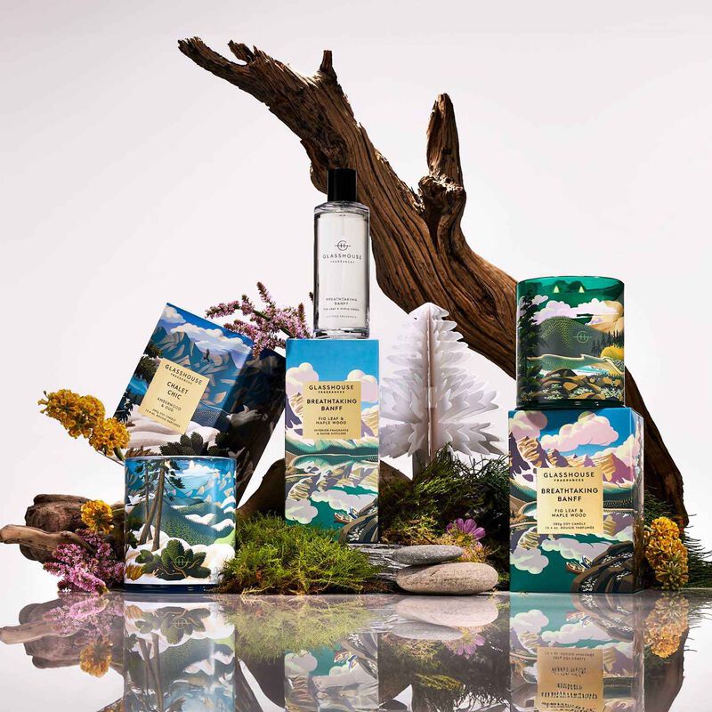 Glasshouse Fragrances Breathaking Banff Interior Fragrance & Paper Diffuser image number 2