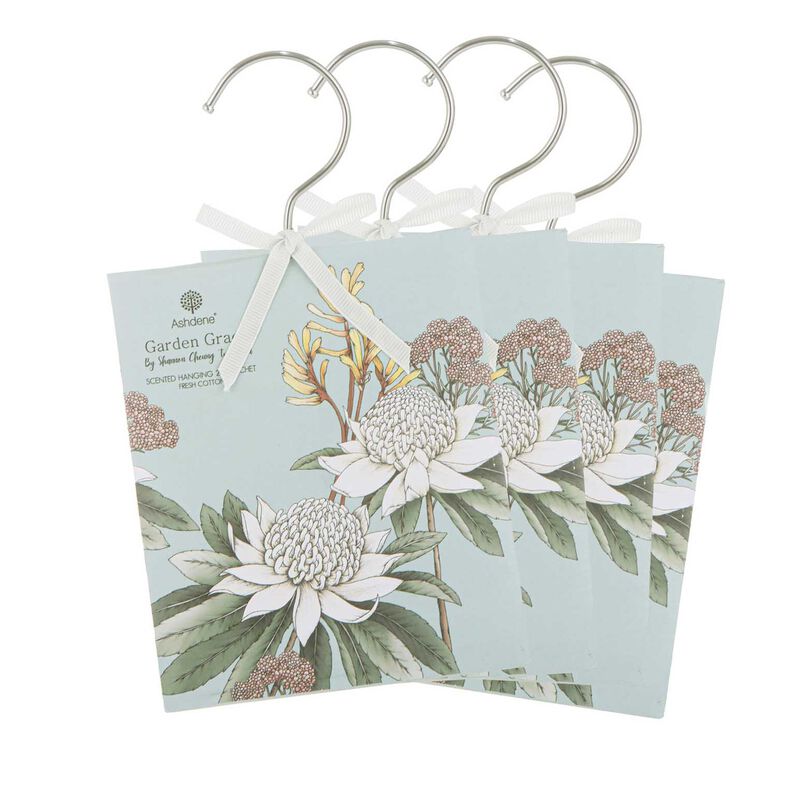 Ashdene Garden Grace 4Pk Fresh Cotton Hang Sachet image number 1