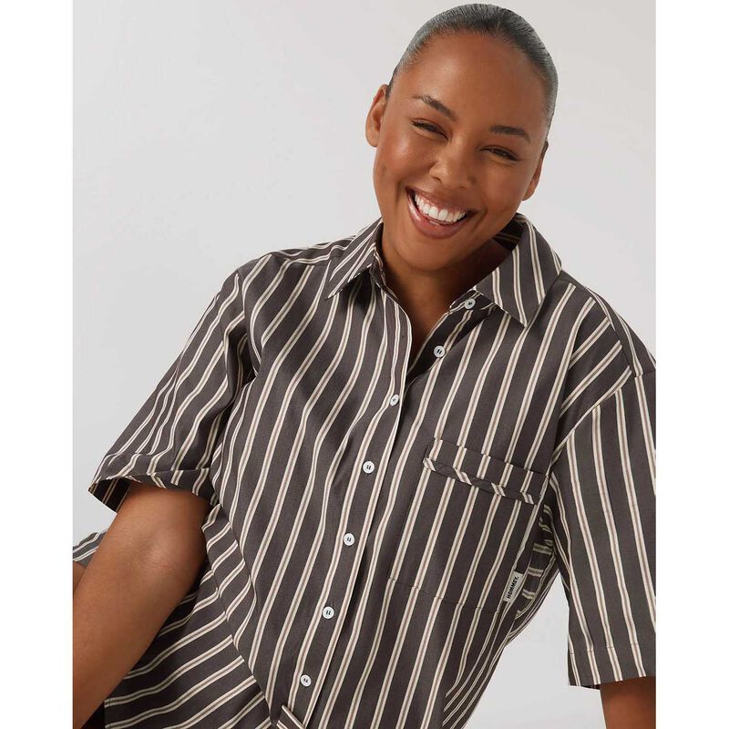 HOMMEY.Short Sleeve Sleep Shirt image number 1