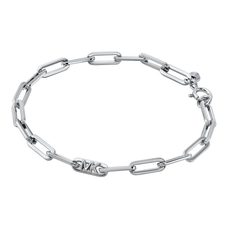 Michael Kors Sterling Silver Paperclip Chain Bracelet image number 0