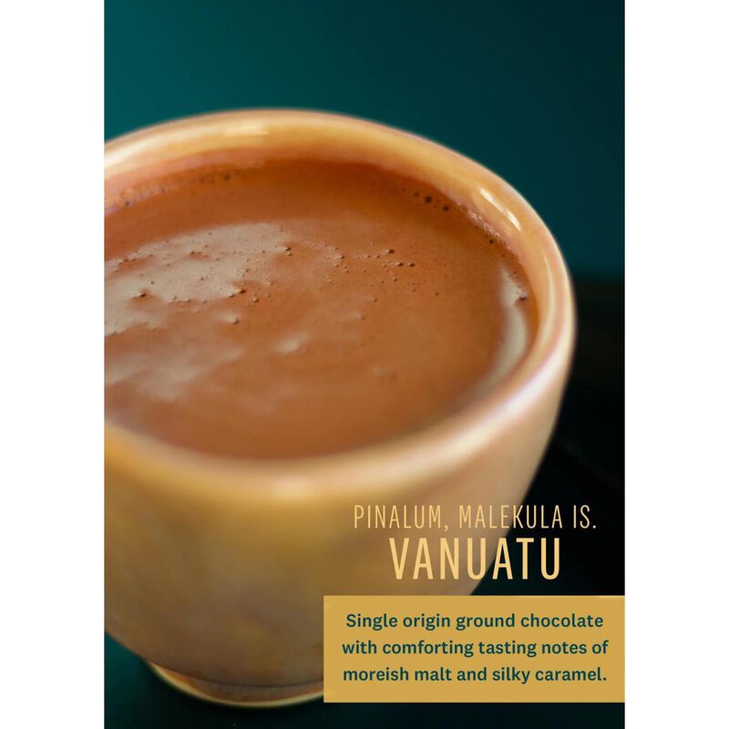 Foundry Chocolate Pinalum Malekula Island Vanuatu Drinking Chocolate 250g image number 1