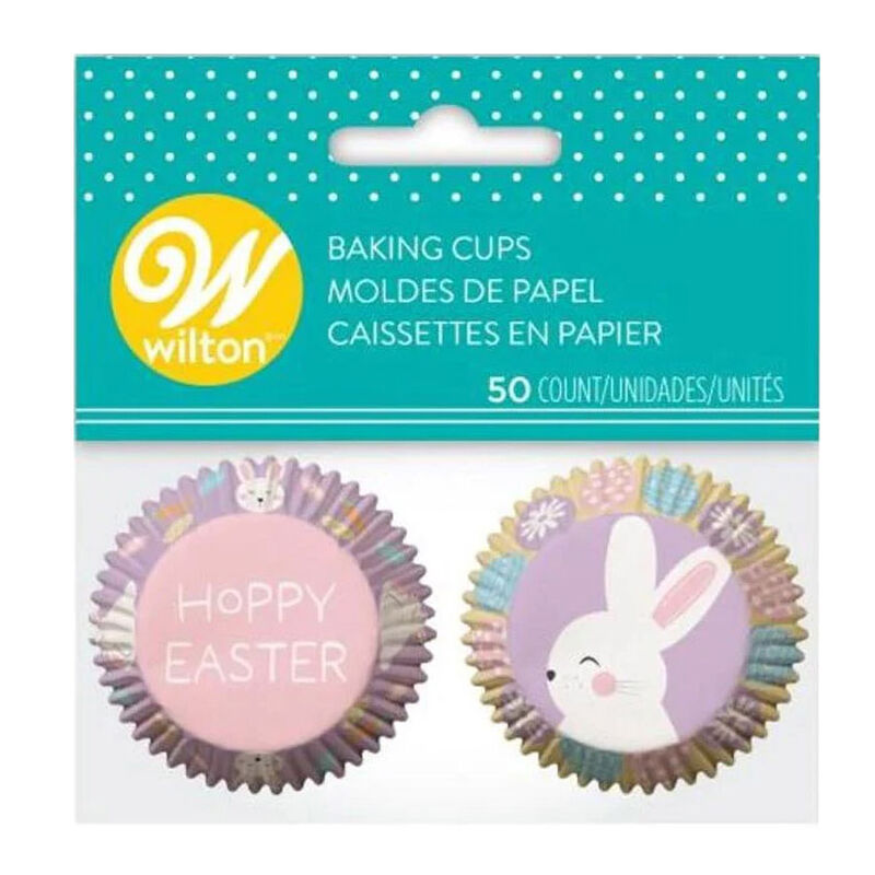 Wilton Mini Baking Cup- Hoppy Easter 50Ct image number 1