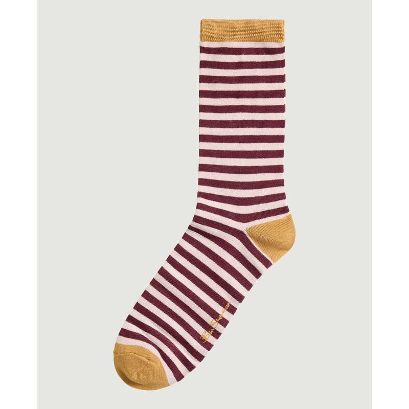 Ben Sherman 3 Pack Mod Stripe Sock (Boxed) image number 3