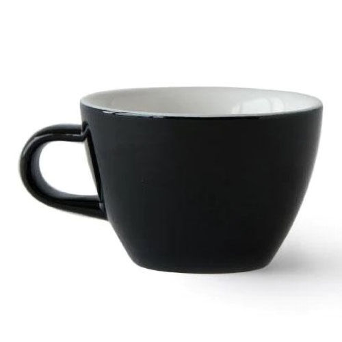 Acme Classic Range Flat White Cup Penguin Black 150ml