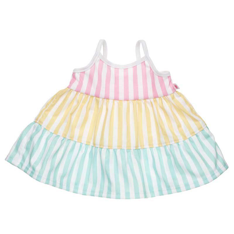 Build A Bear Outfit - Summer Stripes Maxi Dress image number 0
