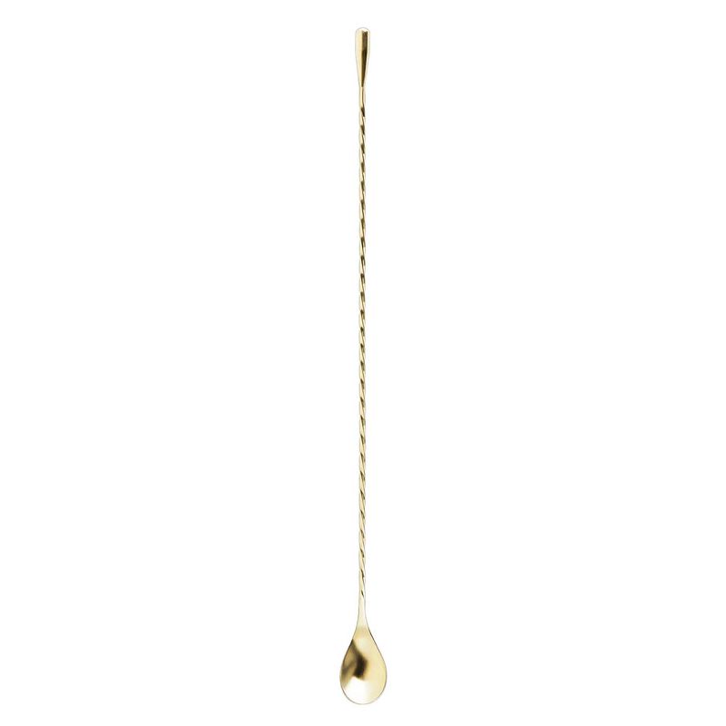 Viski Belmont: Gold Weighted 40cm Barspoon image number 0