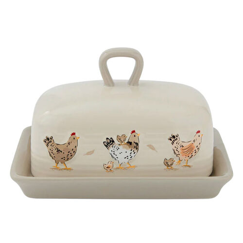 Cooksmart Hen House Lane Butter Dish