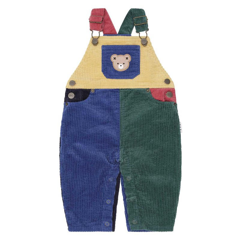 Huxbaby Colour Block Cord Overall 6M-2Y image number 0