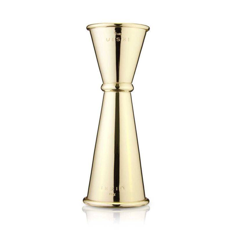 Viski Belmont™ Large Japanese Style Gold "Makoto" Jigger image number 1