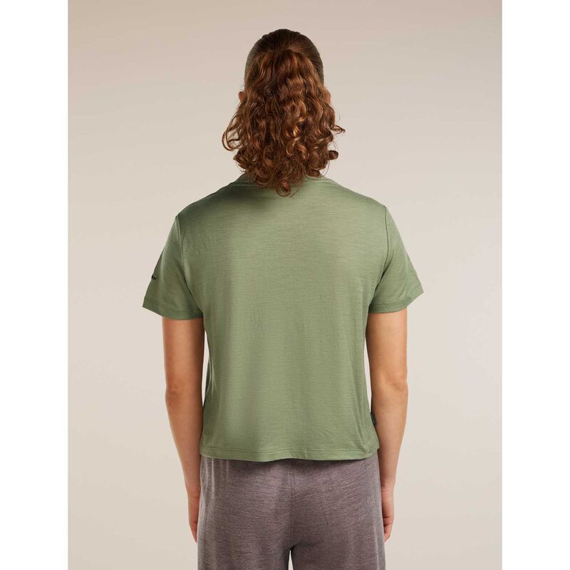 Icebreaker W Merino 150 Tech Lite SS Crop Tee Seed Story image number 1