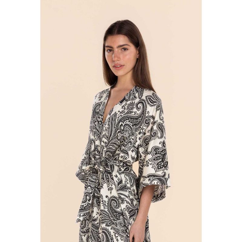 Gingerlilly Annie Cotton Sateen Robe image number 6