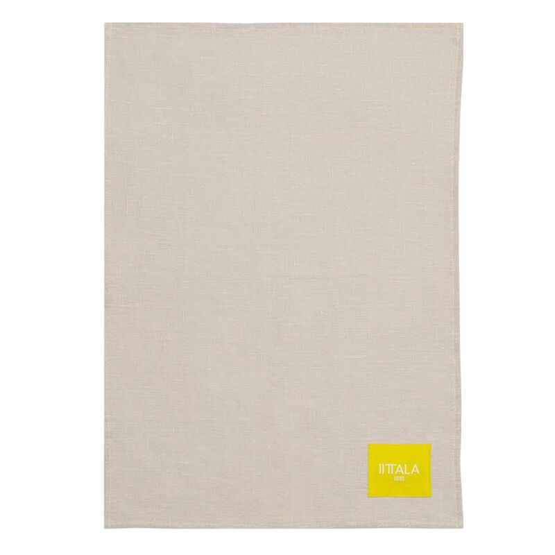 iittala Play Collection Tea Towel Beige Yellow image number 0