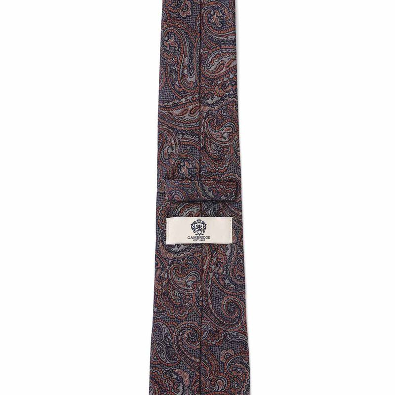 Cambridge Matte Paisley 7.5cm Tie image number 3