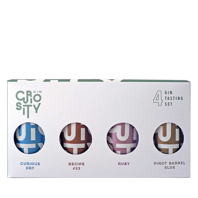 Curiosity Four Gin Tasting Gift Set image number 0