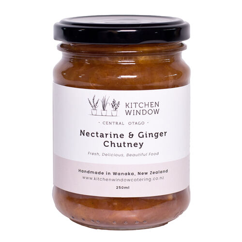 Kitchen Window Nectarine & Ginger Chutney 250ml