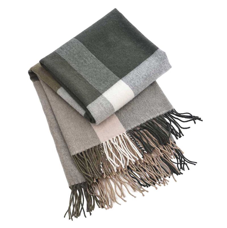 MM Linen Lodge Lambswool Throw 130x200 - Ivy image number 0