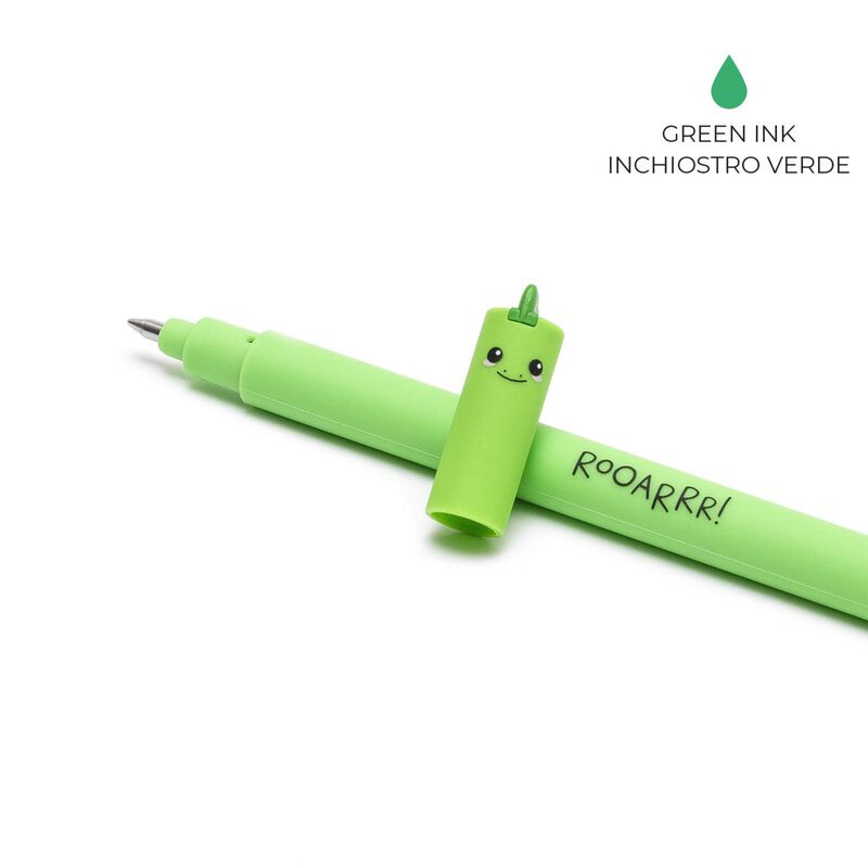 Legami Dino Erasable Pen - Green Ink image number 1