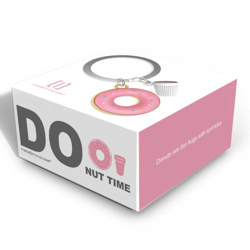 Metalmorphose Donut & Coffee Keychain image number 1