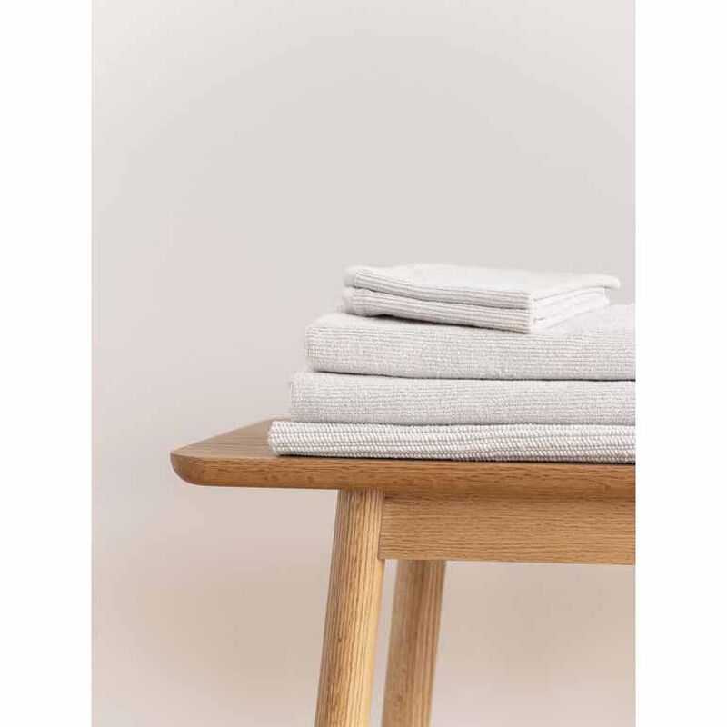 Città Ribbed Hand Towel White 50x70cm image number 1