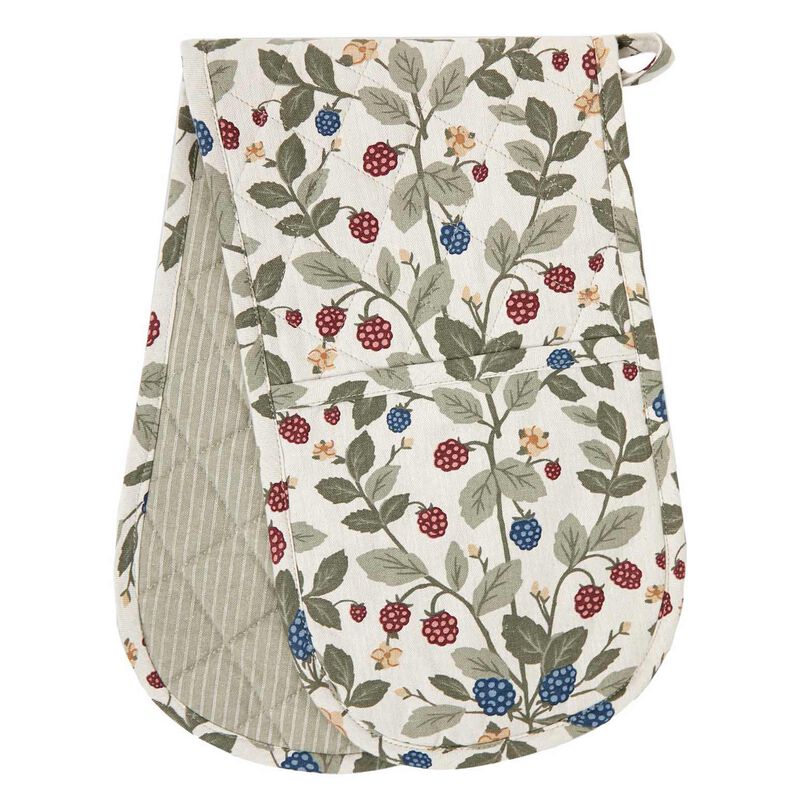 Wallace Cotton Wildberry Double Oven Glove image number 0