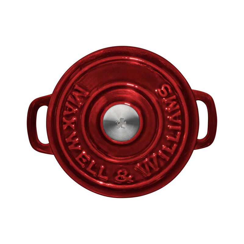 Maxwell & Williams Cast Iron Cocotte Merlot 9.5cm/260ml Gift Boxed image number 2