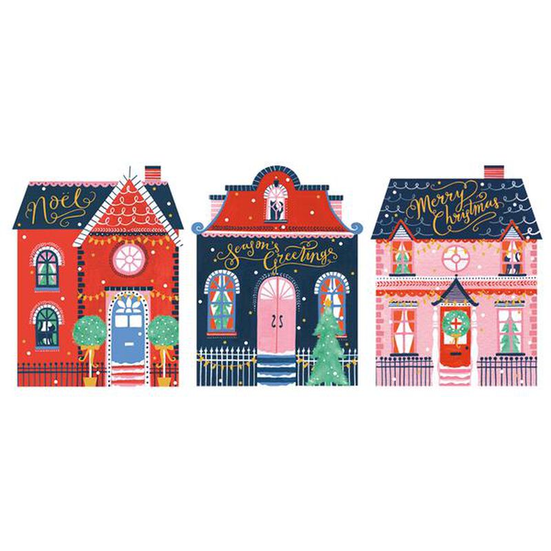 Image Gallery Xmas Box Trio 12 Houses image number 0