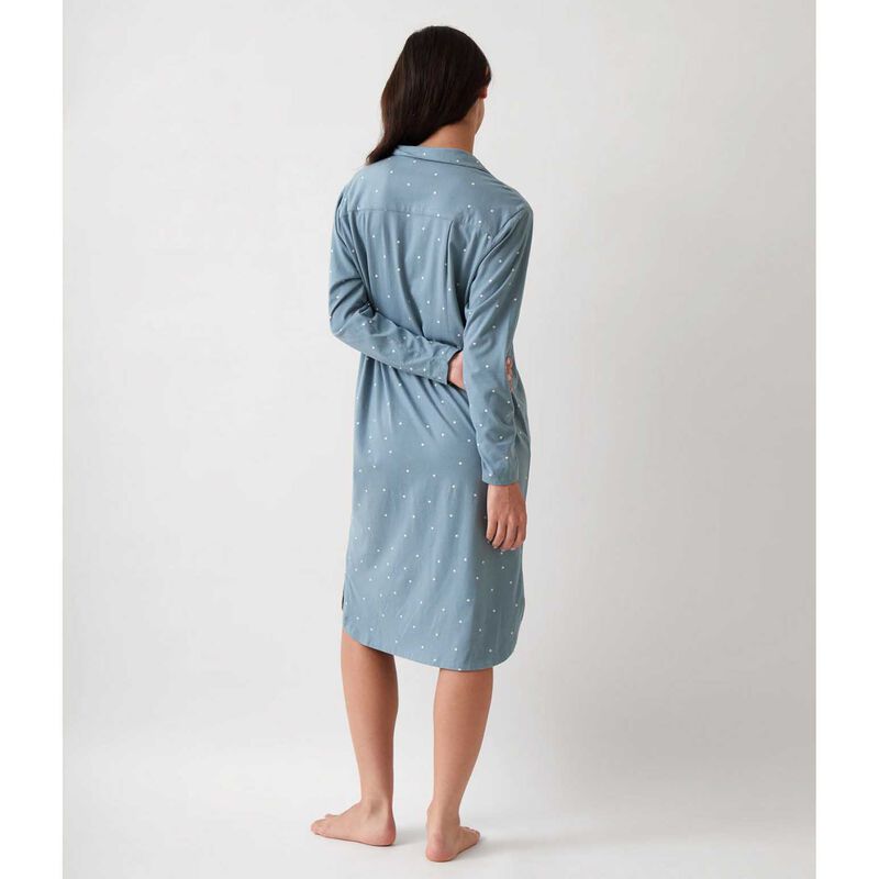 Wallace Cotton Georgie Organic Brushed Cotton Knit Nightshirt image number 1