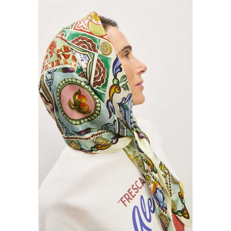 ALÉMAIS Tommasina Silk Scarf image number 1