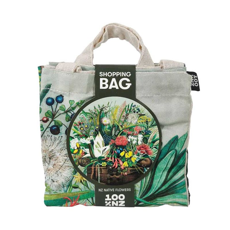 NZ Native Flowers Shopping Bag image number 0