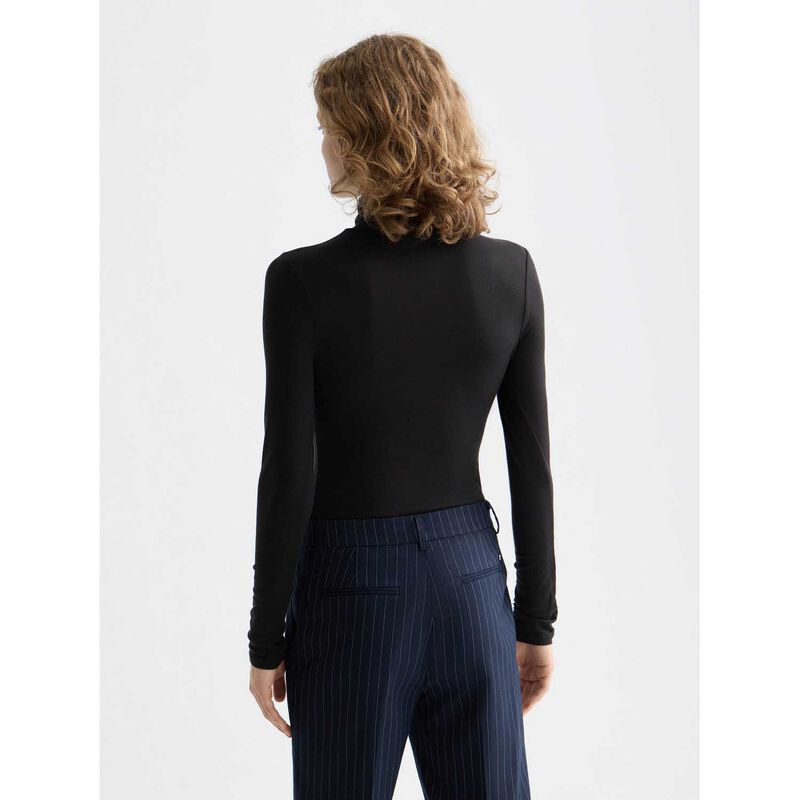 Scotch & Soda Roll Up Neck Long Sleeve T-Shirt image number 1