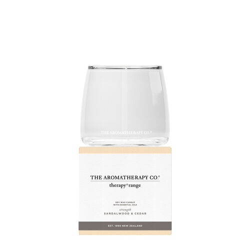 Therapy® Candle Strength 260g - Sandalwood & Cedar