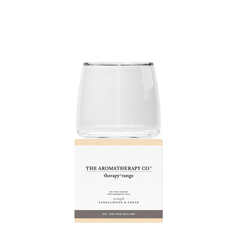Therapy® Candle Strength 260g - Sandalwood & Cedar image number 0