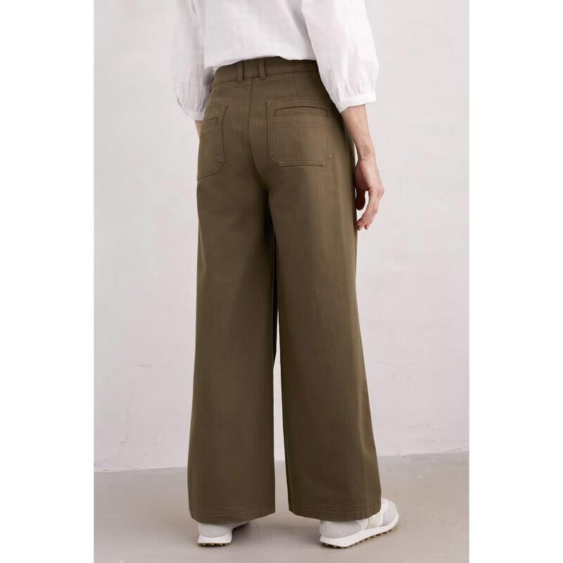 Seasalt Cornwall Milly Trouser Dark Seagrass image number 1