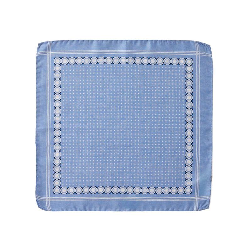 Cambridge Double Spot Pocket Square image number 0