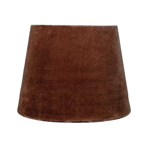 French Country Small Velvet Shade Cinnamon 20cm