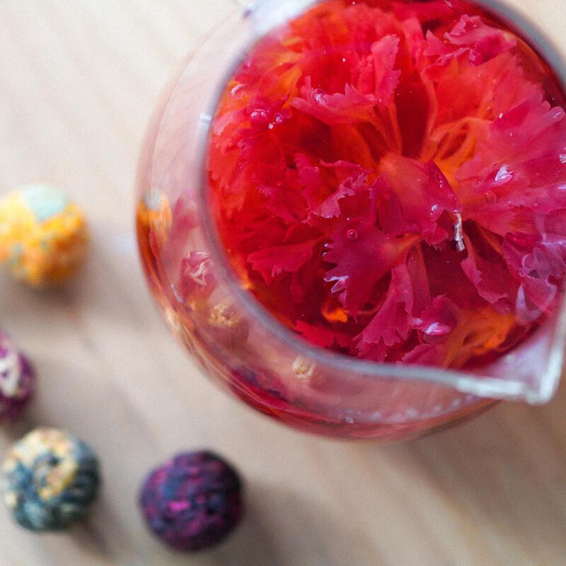 Better Tea Co. Blooming Tea Balls in Glass Tube 6 x 6g image number 2