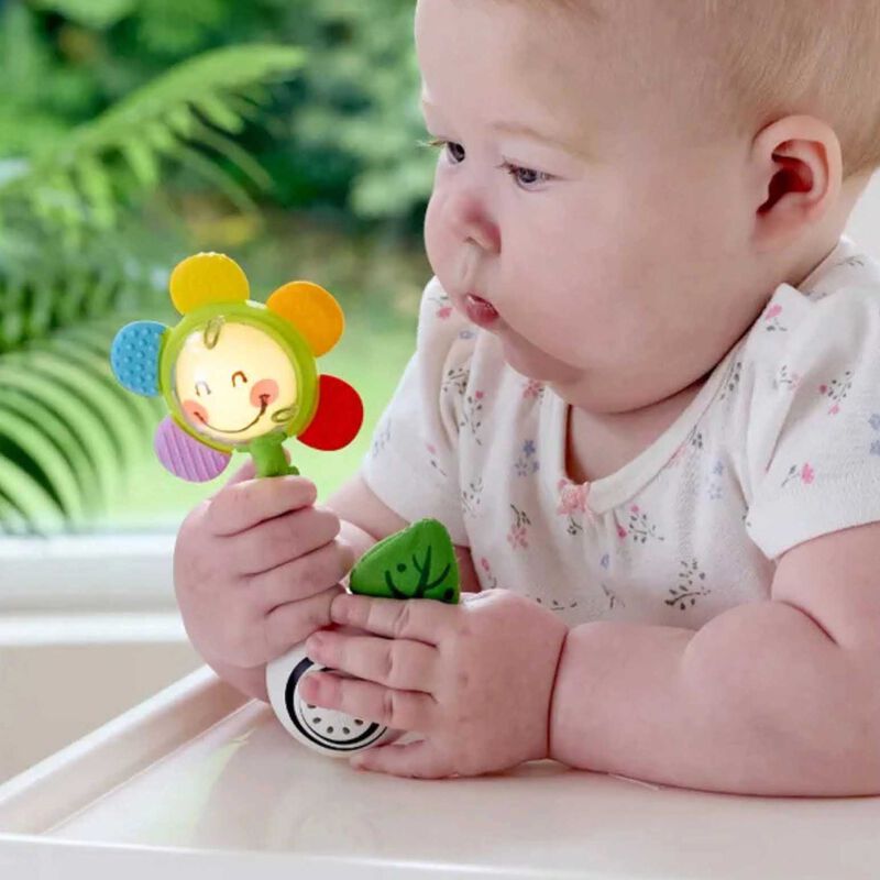 Hape Shake N Sparkle Flower Rattle image number 1