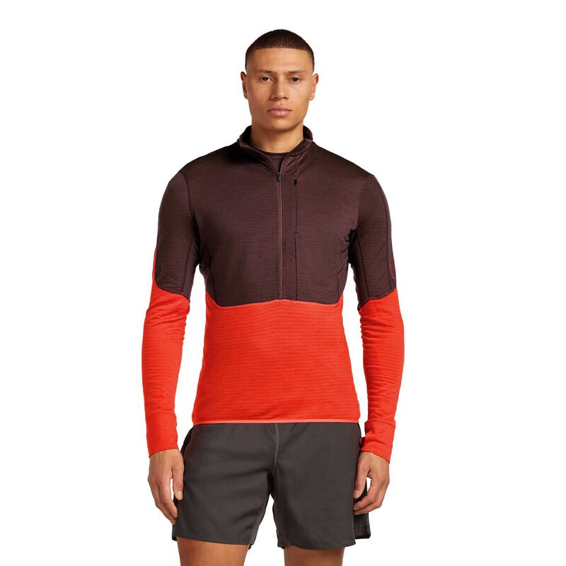 Icebreaker M Merino Blend 200 RealFleece Descender LS Half Zip image number 0