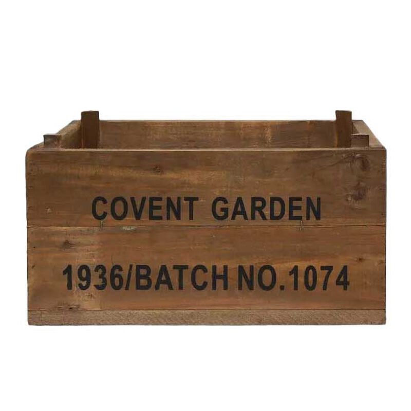 French Country Covent Garden Wooden Crate Small image number 0