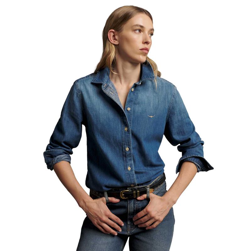 R.M. Williams Olney Denim Shirt image number 0