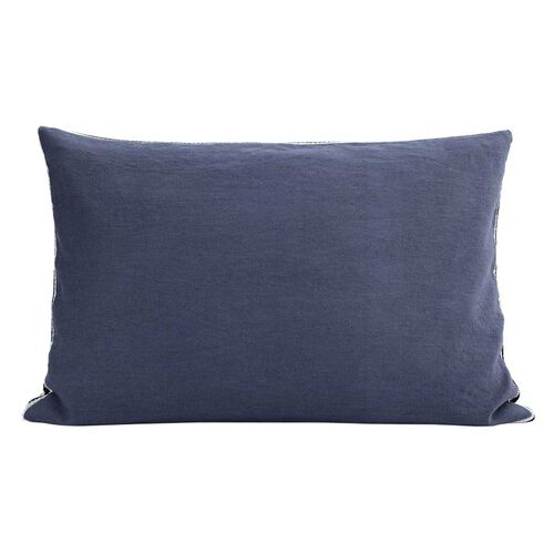 MM Linen Linea Indigo Cushion 60x40