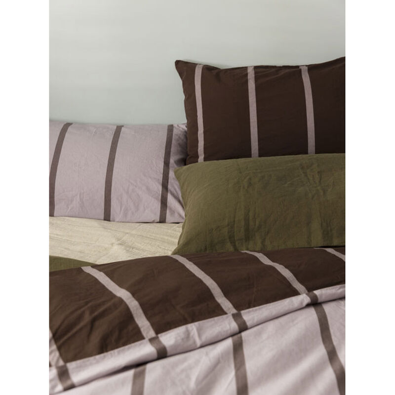 Citt&agrave; Duo Pillowcase Pair Pansy/Rye 76x50cm image number 3