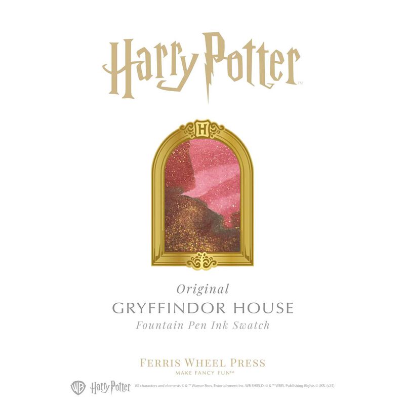 Ferris Wheel Press WB Harry Potter Gryffindor House Fountain Pen Ink 38ml image number 2