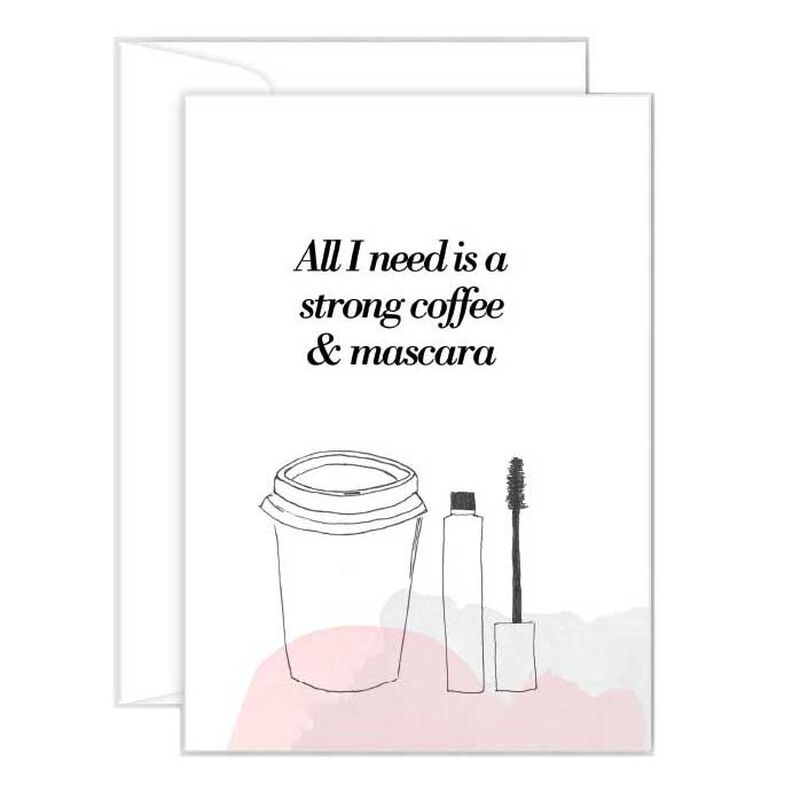 Poppy Card - All I Need Is Coffee image number 0