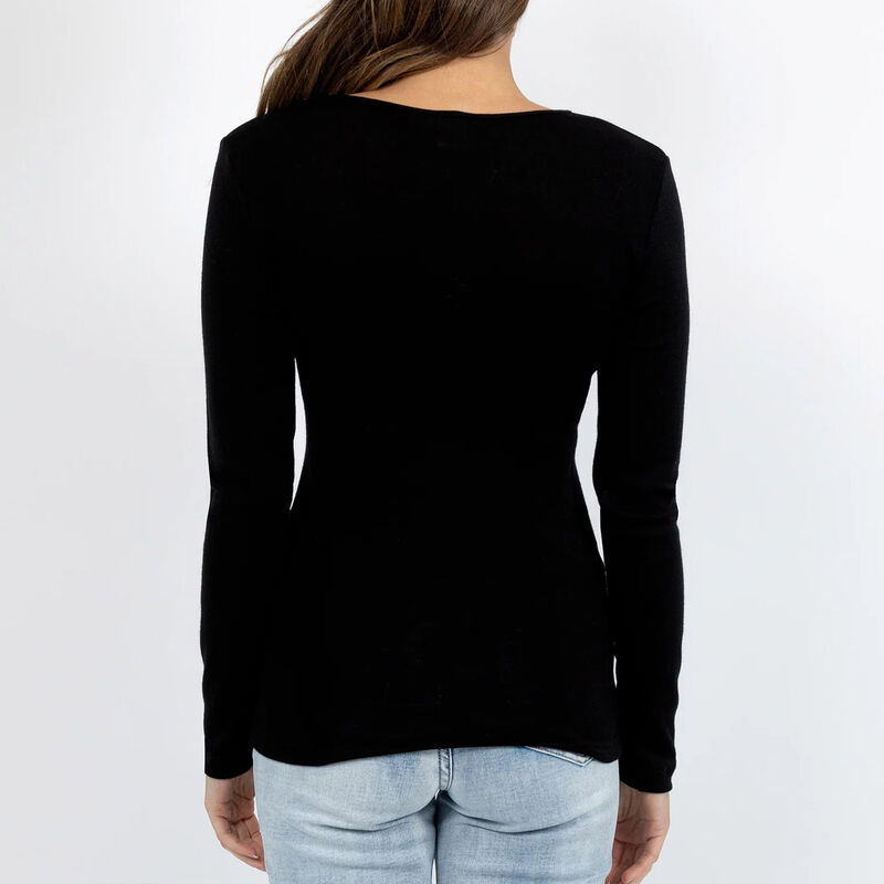 Baselayer Pure Wool Long Sleeve Lace Motif image number 1