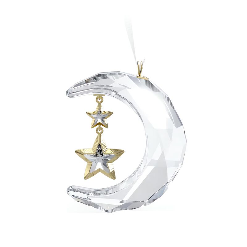 Swarovski Holiday Magic - Moon Ornament image number 2