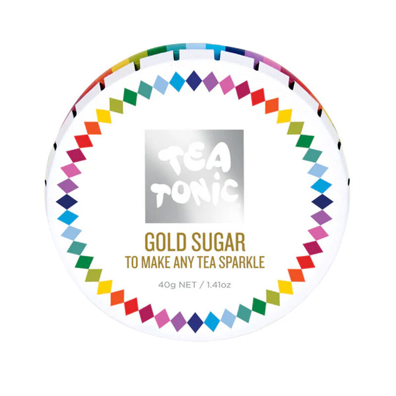Tea Tonic Gold Sugar Travel Tin 40g image number 0